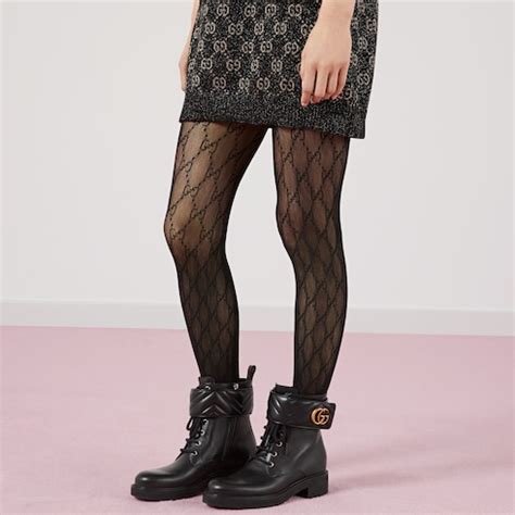 gucci black tights ssense|gucci white stockings.